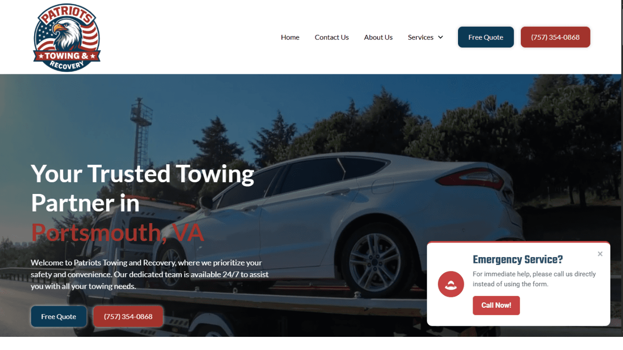 Patriot Towing - Brand & Visibility Scale